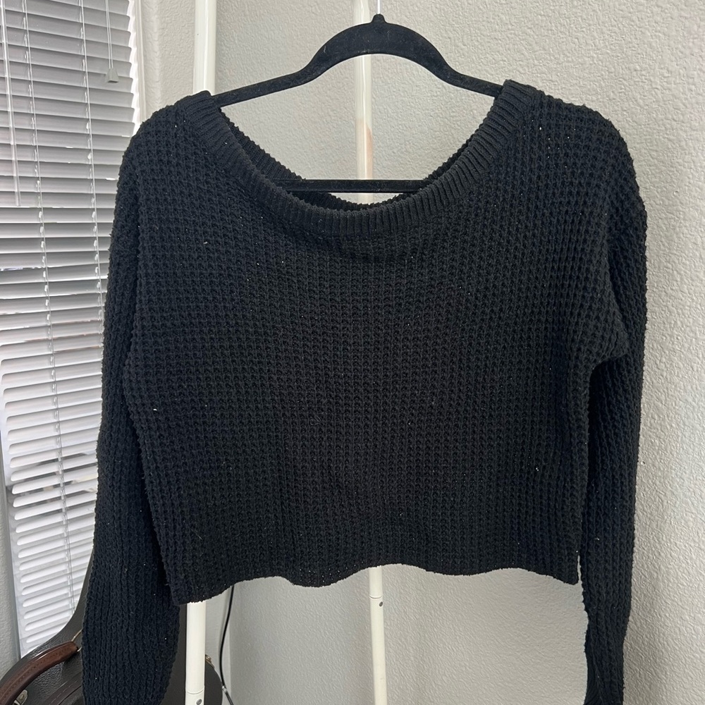 Black Missguided Knit Women's Sweater